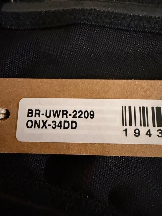 NWT 🖤 SKIMS No Show Unlined Demi Bra – Onyx 34DD - Picture 3 of 5
